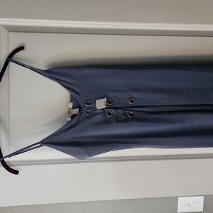 FOREVER21 Dusty Blue Maxi Dress size M